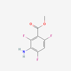 molecular formula C8H6F3NO2 B589753 Methyl 3-amino-2,4,6-trifluorobenzoate CAS No. 125568-74-3