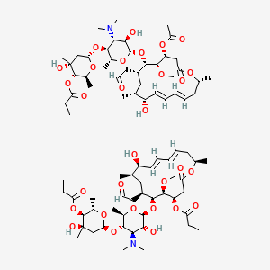 molecular formula C81H132N2O30 B589758 Meleumycin CAS No. 149370-53-6
