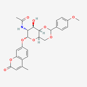 4-Methylumbelliferyl 2-Acetamido-2-deoxy-4,6-O-(p-methoxyphenylmethylene)-|A-D-galactopyranoside