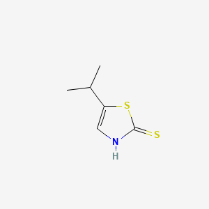 2(3H)-Thiazolethione, 5-(1-methylethyl)-