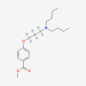 4-[3-(Dibutylamino)propoxy]benzoic Acid-d6 Methyl Ester