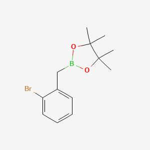 2-(2-Bromobenzyl)-4,4,5,5-tetramethyl-1,3,2-dioxaborolane