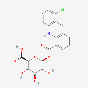 molecular formula C20H20ClNO8 B589770 Tolfenamic Acid Acyl- CAS No. 77605-75-5