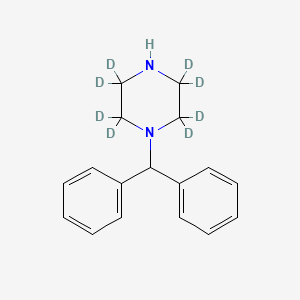 1-Benzhydrylpiperazine-d8