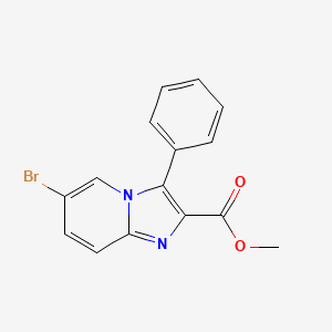 Methyl 6-bromo-3-phenylimidazo[1,2-A]pyridine-2-carboxylate