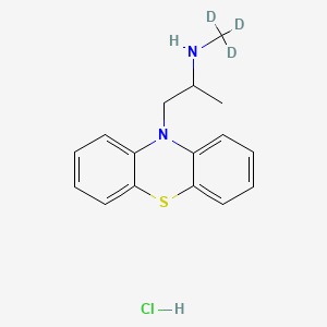 molecular formula C16H19ClN2S B589798 rac N-Demethyl Promethazine CAS No. 1330173-19-7