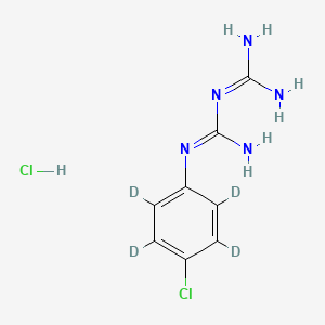 molecular formula C8H11Cl2N5 B589804 1-(4-Chlorophenyl)biguanide-d4 Hydrochloride CAS No. 1794816-89-9