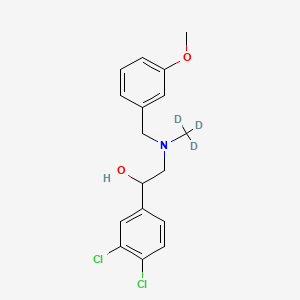 1-(3,4-Dichlorophenyl)-2-[(3-methoxyphenyl)methyl-(trideuteriomethyl)amino]ethanol