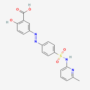 molecular formula C19H16N4O5S B589809 6-Methyl Sulfasalazine CAS No. 42753-55-9