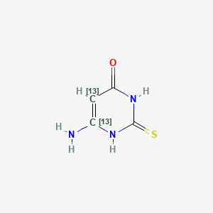6-Amino-2-thiouracil-13C2