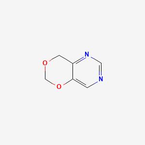 molecular formula C6H6N2O2 B589839 4H-[1,3]Dioxino[5,4-d]pyrimidine CAS No. 155868-96-5