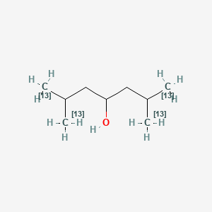molecular formula C9H20O B589841 Diisobutylcarbinol-13C4 CAS No. 1391054-66-2