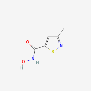 molecular formula C5H6N2O2S B589867 N-hydroxy-3-methyl-1,2-thiazole-5-carboxamide CAS No. 148928-99-8