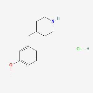 molecular formula C13H20ClNO B589871 4-(3-Methoxybenzyl)piperidine hydrochloride CAS No. 149986-58-3