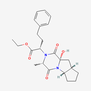 molecular formula C23H30N2O5 B589873 Ramipril hydroxydiketopiperazine CAS No. 1309040-96-7