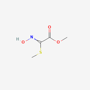 molecular formula C4H7NO3S B589892 Methyl (hydroxyimino)(methylsulfanyl)acetate CAS No. 23135-20-8