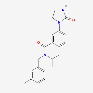 molecular formula C21H25N3O2 B5898970 N-isopropyl-N-(3-methylbenzyl)-3-(2-oxoimidazolidin-1-yl)benzamide 