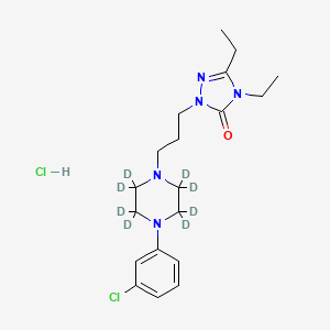 molecular formula C19H29Cl2N5O B589923 Etoperidone-d8 Hydrochloride CAS No. 1329796-60-2
