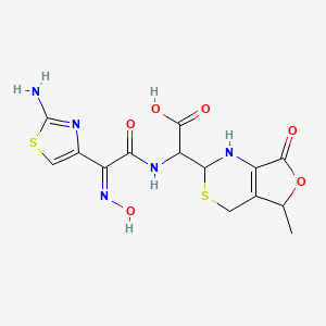 molecular formula C14H15N5O6S2 B589943 Cefdinir Impurity 4 CAS No. 178422-45-2