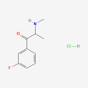 1-(3-Fluorophenyl)-2-(methylamino)propan-1-one;hydrochloride
