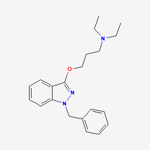 3-((1-Benzyl-1H-indazol-3-yl)oxy)-N,N-diethylpropan-1-amine