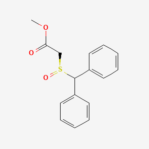 molecular formula C16H16O3S B589985 METHYL (R)-(BENZHYDRYLSULFINYL)ACETATE CAS No. 865811-65-0
