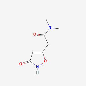 N,N-Dimethyl-2-(3-oxo-2,3-dihydroisoxazol-5-yl)acetamide