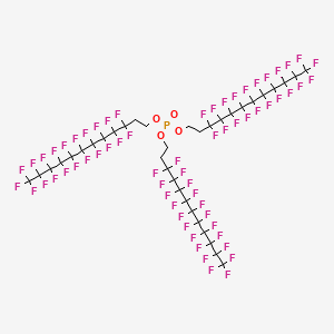 molecular formula C36H12F63O4P B590017 Tris[2-(perfluorodecyl)ethyl] Phosphate CAS No. 106554-16-9