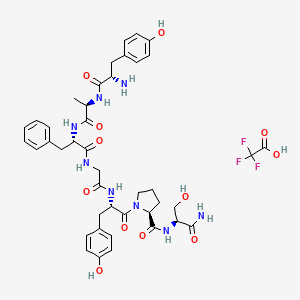 molecular formula C42H51F3N8O12 B590066 Dermorphin TFA 