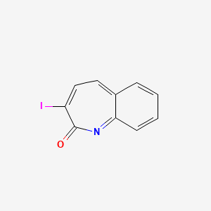 molecular formula C10H6INO B590094 3-Iodo-benzazepin-2-one CAS No. 140700-64-7