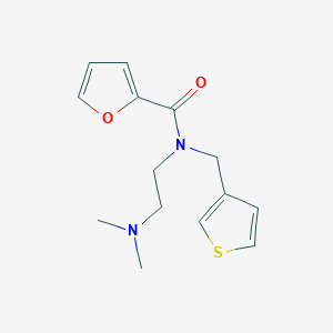 molecular formula C14H18N2O2S B5901323 N-[2-(dimethylamino)ethyl]-N-(3-thienylmethyl)-2-furamide 