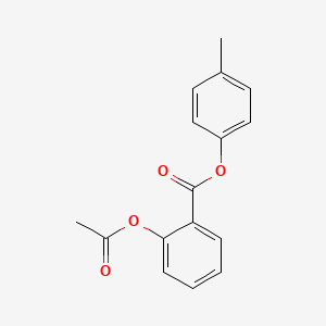 molecular formula C16H14O4 B590161 (4-methylphenyl) 2-acetyloxybenzoate CAS No. 52602-10-5