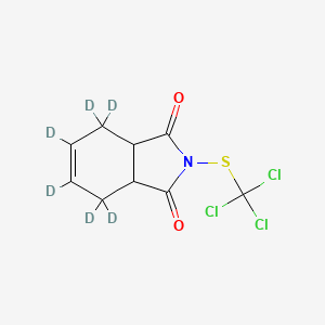 molecular formula C9H8Cl3NO2S B590165 Captan-d6 