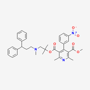 molecular formula C36H39N3O6 B590241 Dehydro lercanidipine CAS No. 887769-34-8