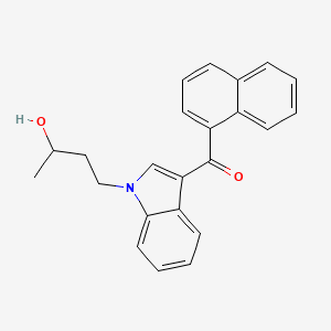 molecular formula C23H21NO2 B590256 [1-(3-hydroxybutyl)indol-3-yl]-naphthalen-1-ylmethanone CAS No. 1320363-48-1