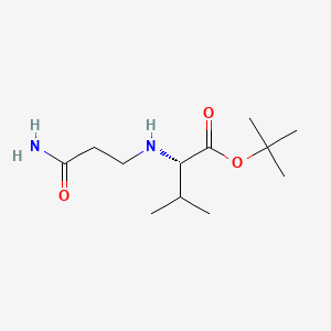 molecular formula C12H24N2O3 B590268 N-(3-Propanamido)-L-valine tert-Butyl Ester CAS No. 192725-87-4
