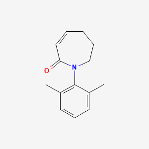 B590288 1-(2,6-Dimethylphenyl)-1,5,6,7-tetrahydro-2H-azepin-2-one CAS No. 1797894-80-4