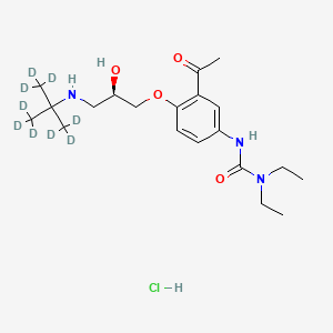 molecular formula C20H34ClN3O4 B590290 (R)-(+)-Celiprolol-d9hydrochloride 
