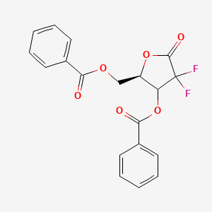 2-Deoxy-2,2-difluoro-D-threo-pentofuranos-1-ulose-3,5-dibenzoate