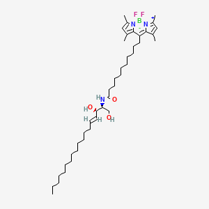 molecular formula C42H70BF2N3O3 B590325 Bodipy C12-Ceramide 