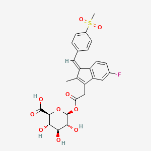 molecular formula C26H25FO10S B590342 Unii-F52nem6xfr CAS No. 60018-37-3