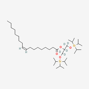 B590347 1,3-O-Bis(triisopropylsilyl) 2-Oleoyl Glycerol-d5 CAS No. 1331658-79-7