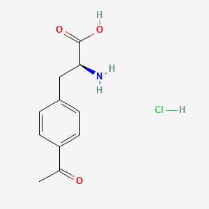 3-(4-Acetylphenyl)-2-aminopropanoic acid hydrochloride