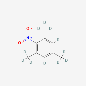 molecular formula C9H11NO2 B590367 2,4,6-Trimethyl-5-nitrobenzene-d11 CAS No. 1126138-12-2