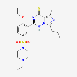 molecular formula C23H32N6O3S2 B590386 Thiovardenafil CAS No. 912576-24-0