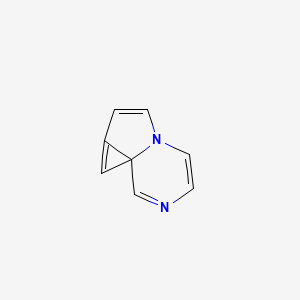 molecular formula C8H6N2 B590398 Cyclopropa[2,3]pyrrolo[1,2-A]pyrazine CAS No. 135741-98-9