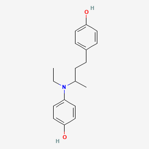 4-[3-(4-Hydroxyphenylethylamino)butyl]phenol