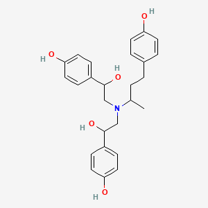 4-[3-[Bis[2-hydroxy-2-(4-hydroxyphenyl)ethyl]amino]butyl]phenol