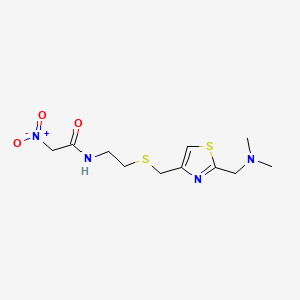 molecular formula C11H18N4O3S2 B590408 Nizatidine Amide CAS No. 188666-11-7