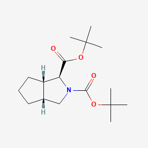 (1S,3aR,6aS)-Di-tert-butyl hexahydrocyclopenta[c]pyrrole-1,2(1H)-dicarboxylate